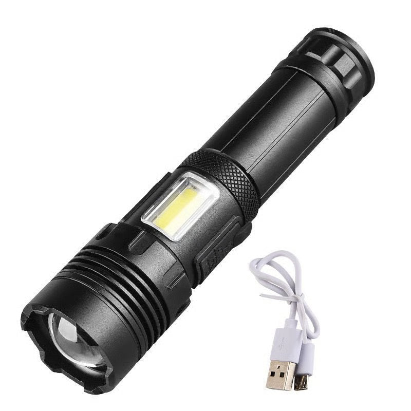 LED Rechargeable Tactical Laser Flashlight Super Bright