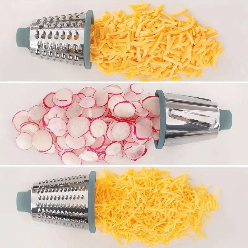 3 in 1 Rotary Cheese Grater Vegetable Slicer
