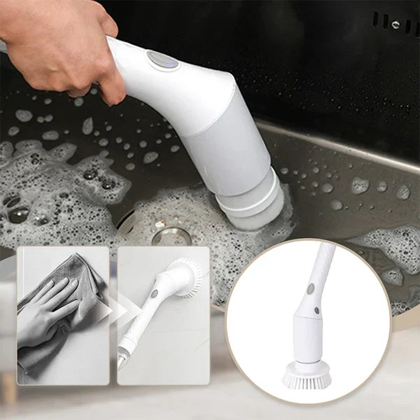Telescopic Electric Spin Scrubber