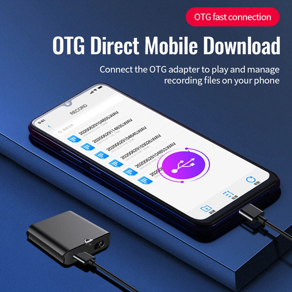Secret Voice Recorder | Digital Audio Recording Dictaphone Device